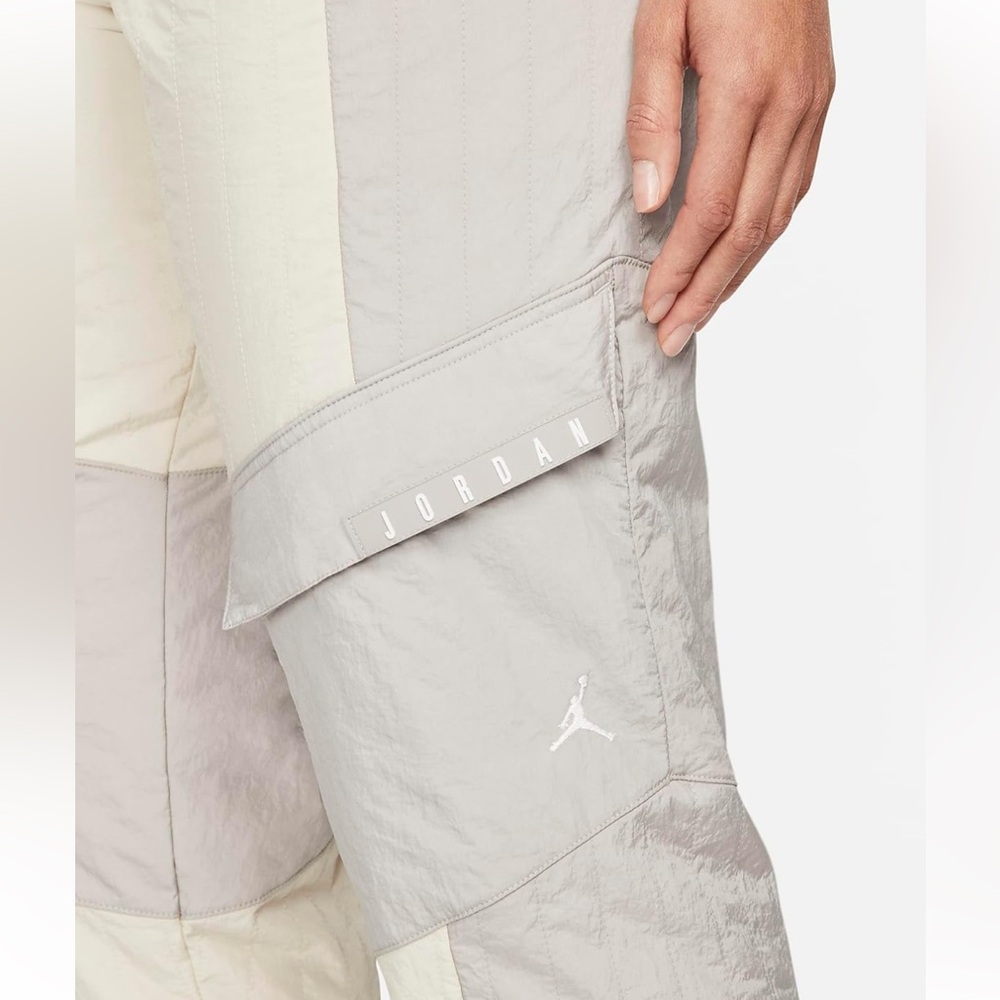 Jordan Women's‎ Cream and Gray Track Pants - Picture 4 of 10